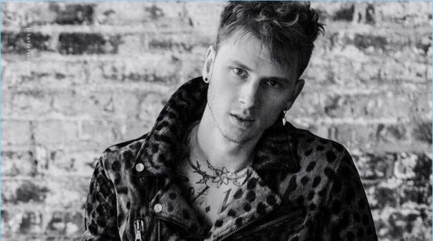 Machine Gun Kelly Brings Cool Edge to John Varvatos Fall '17 Campaign Machine Gun Kelly stars in John Varvatos' fall-winter 2017 campaign.