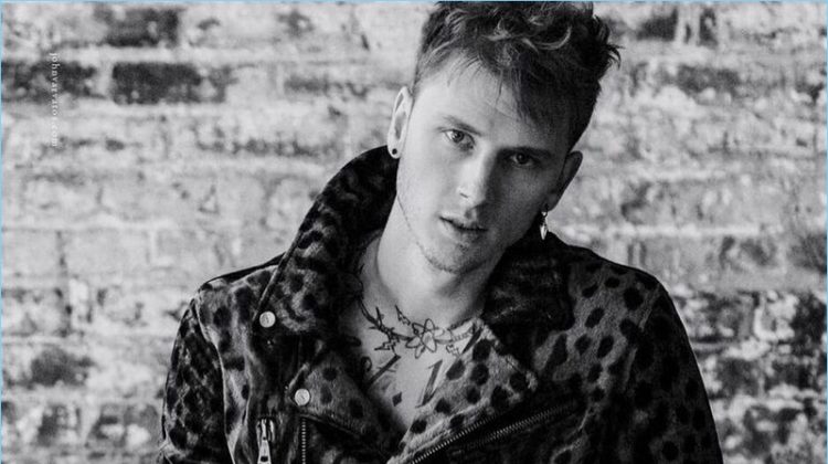 Machine Gun Kelly stars in John Varvatos' fall-winter 2017 campaign.