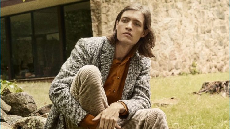 Parallel Lines: Marcel Castenmiller Dons Corduroy Fashions for Esquire