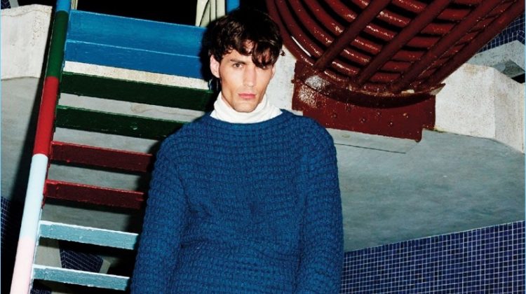 Haute in the Heartlands: March Deane Models Fall Fashions for Men’s Folio