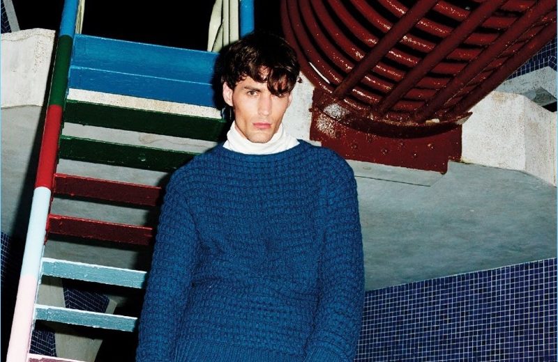 Haute in the Heartlands: March Deane Models Fall Fashions for Men's Folio