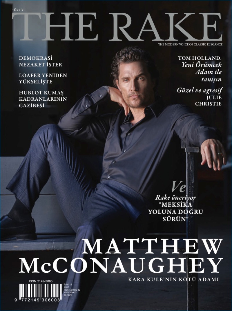 Matthew McConaughey covers the most recent issue of The Rake Turkey.