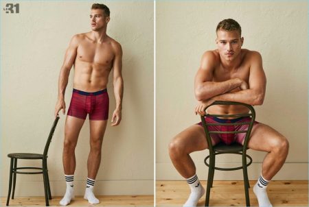 Le Weekend à L'Année: Matthew Noszka Models Simons' New Season of Underwear