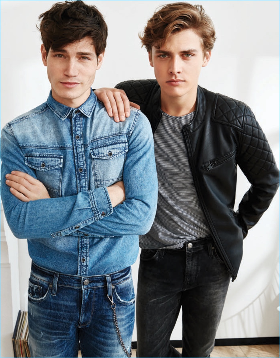 Mavi denim deals shirt