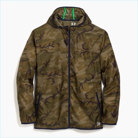 New Balance for JCrew Windcheater Camouflage Jacket