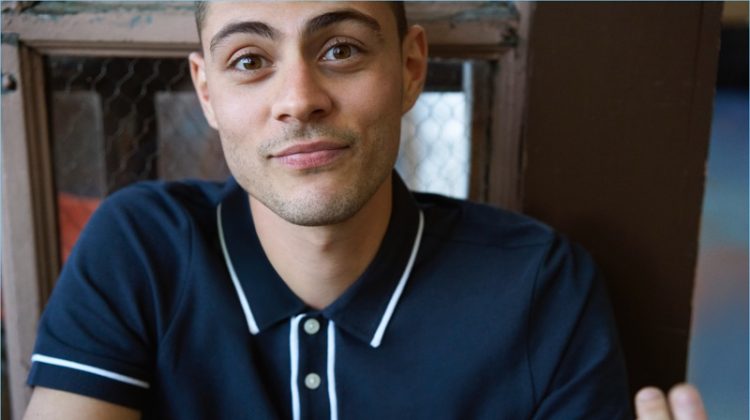 Original Penguin spotlights its signature polo shirt as worn by Micky Ayoub.