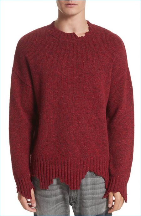 Ovadia & Sons Destroyed Crewneck Sweater