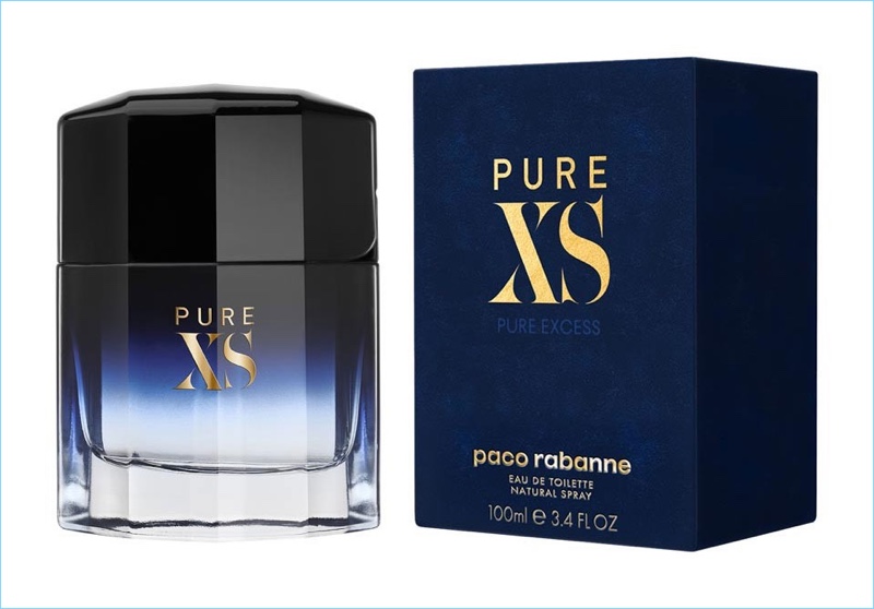 An image featuring Paco Rabanne's Pure XS fragrance.