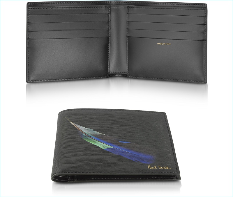 paul smith black wallet