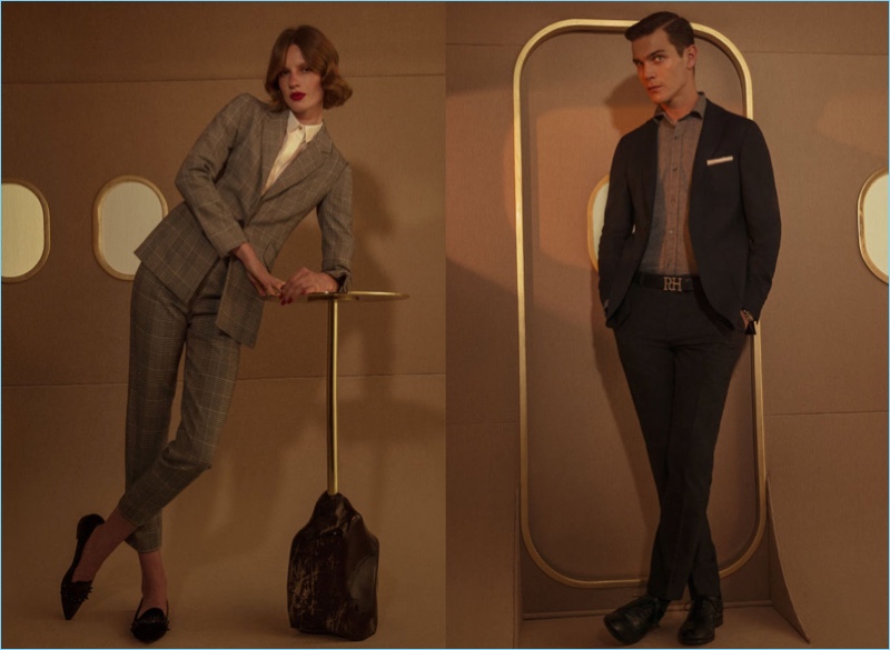 Alfonso Ohnur photographs Ilvie Wittek and Vincent LaCrocq for Pedro del Hierro.