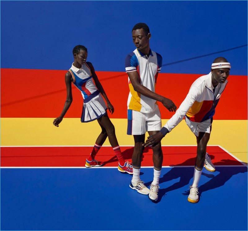 Nykhor Paul, Youssouf Bamba, and Aly Ndiaye fronts Pharrell's Adidas Originals campaign.