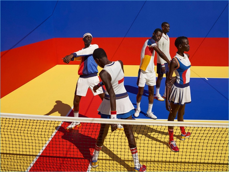 Vivianne Sassen photographs Pharrell's Adidas Originals campaign.