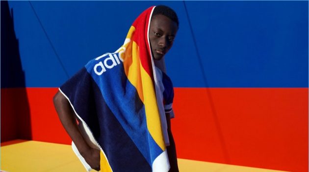 Pharrell Revisits 70s Tennis Style with Adidas Originals Youssouf Bamba stars in Pharrell's Adidas Originals campaign.