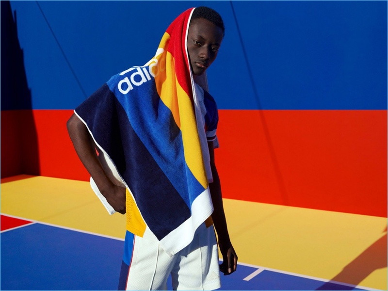 Youssouf Bamba stars in Pharrell's Adidas Originals campaign.