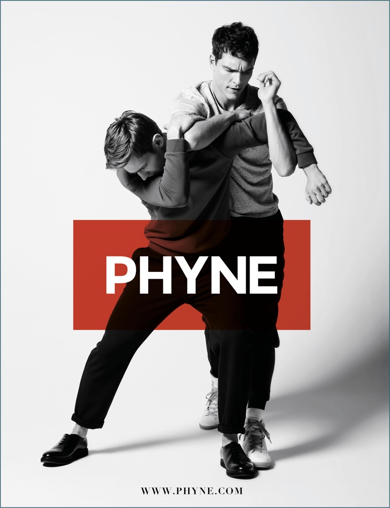 Alexandre Cunha & Bo Develius Front PHYNE's Ad Campaign – The Fashionisto