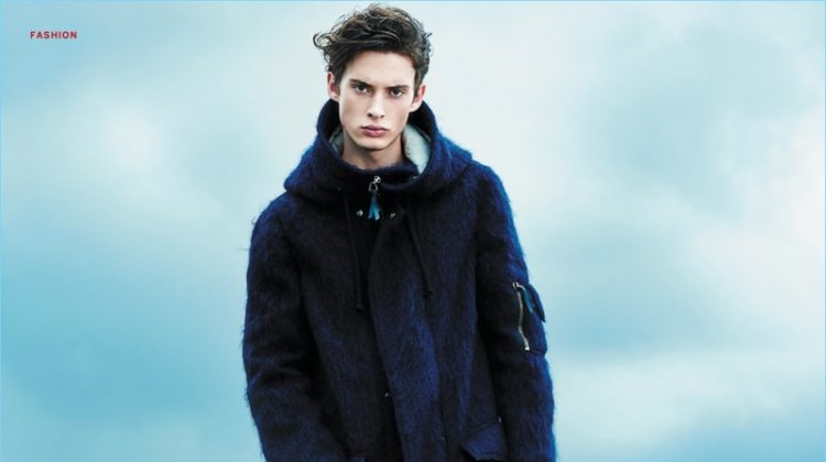 Fall Guy: Kayden Models New Styles for Post Magazine