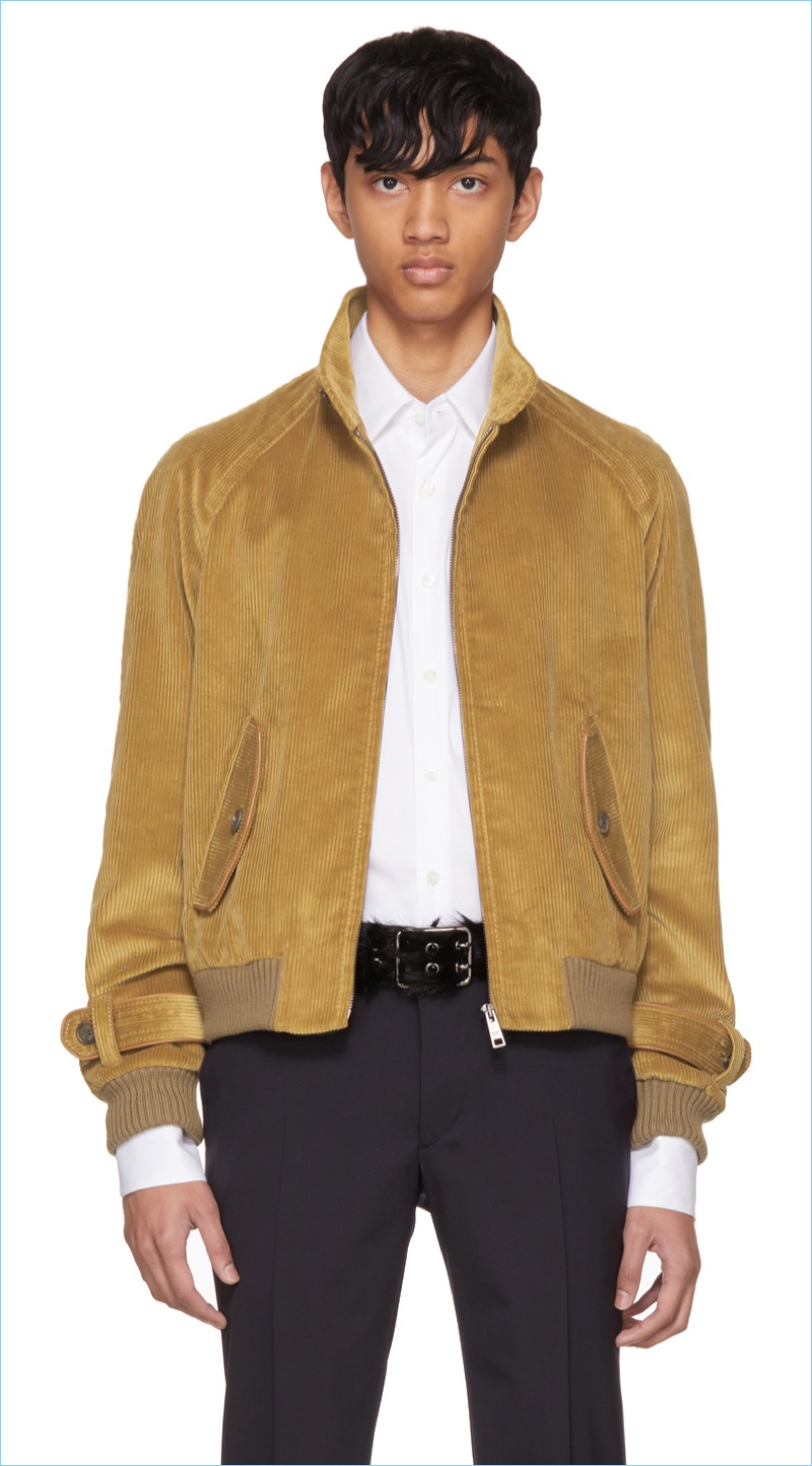 Prada Tan Corduroy Jacket