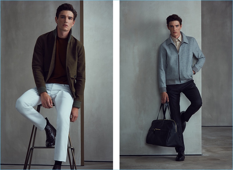 Transition into fall with classic lightweight jackets from Reiss.