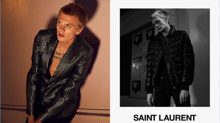 Forward highlights fall-winter 2017 fashions by Saint Laurent.