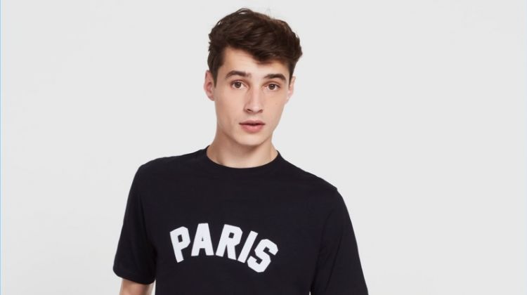 Sandro Men's Black Paris T-Shirt