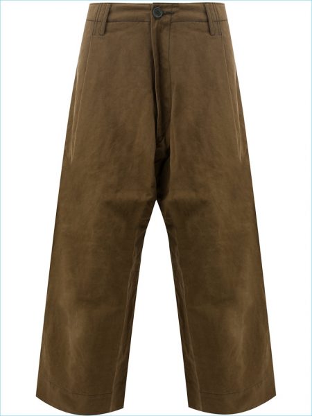 Ziggy Chen Cropped Wide Trousers