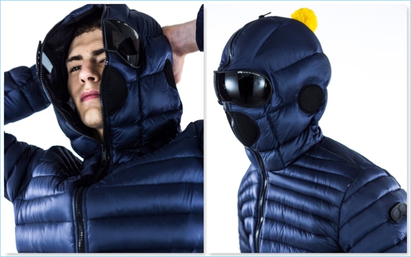 Making a statement in blue, AI Riders on the Storm delivers a must-have down jacket.