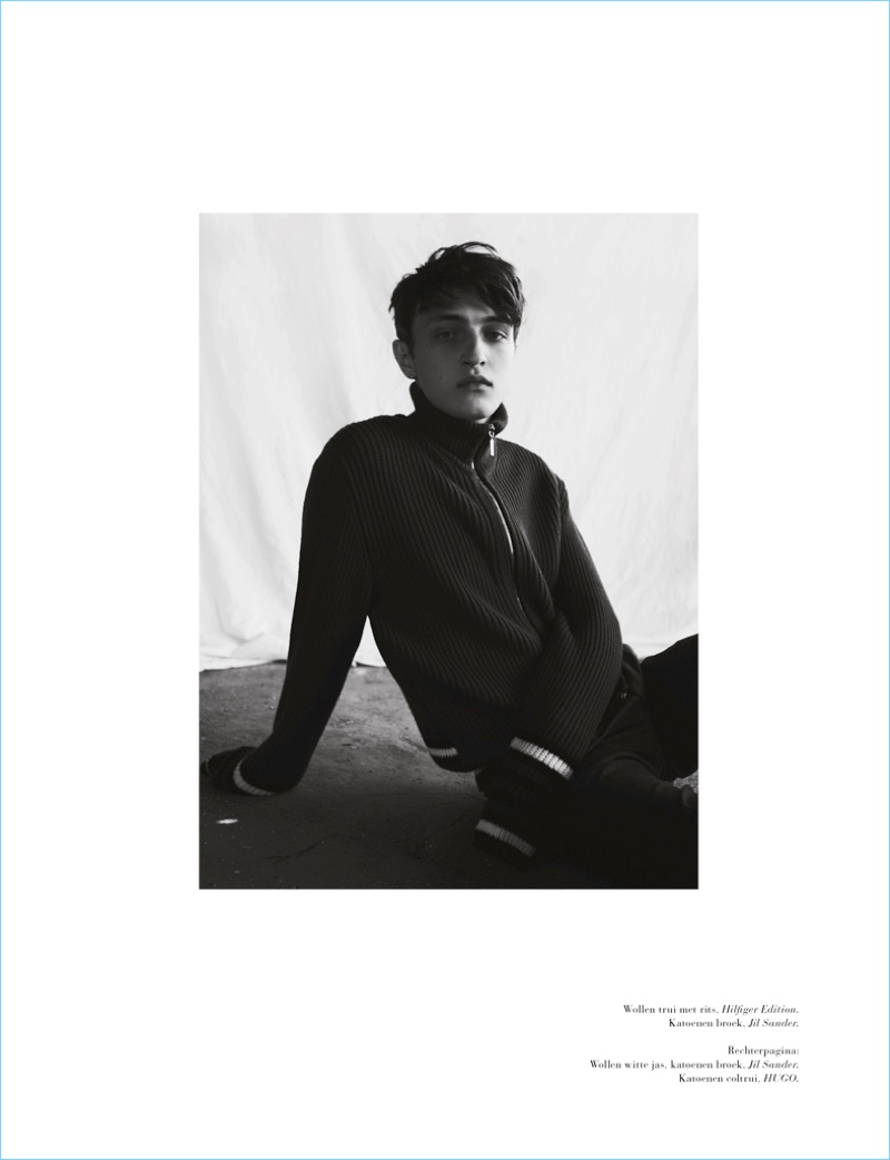 Anwar Hadid 2017 LOfficiel Hommes NL Cover Photo Shoot Insert Rename Macros010