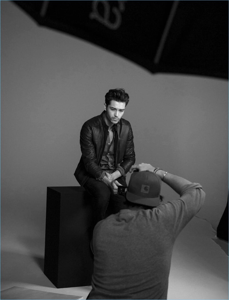 Behind the Scenes Francisco Lachowski Liu Jo Uomo Fall Winter 2017 Campaign