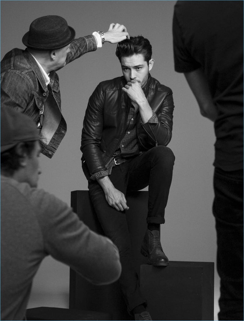 Behind the Scenes Francisco Lachowski Liu Jo Uomo Fall Winter 2017 Campaign