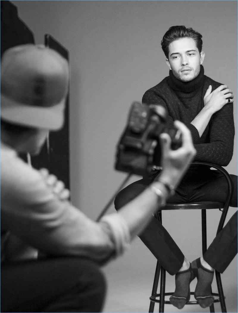 Behind the Scenes Francisco Lachowski Liu Jo Uomo Fall Winter 2017 Campaign