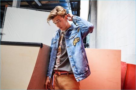 Behind the Scenes Hilfiger Denim Fall Winter 2017 Campaign Lucky Blue Smith 003