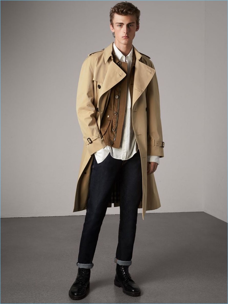 Burberry Men's Trench Coats | 2017