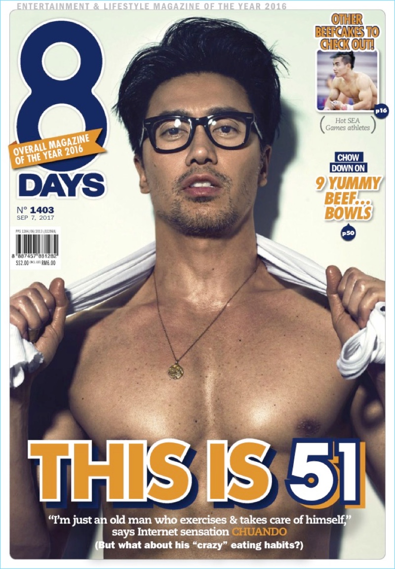 Chuando Tan covers 8 Days magazine.
