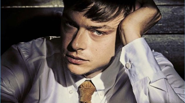 Dane DeHaan Covers GQ Italia, Dons Prada Actor Dane DeHaan sports a shirt and corduroy tie by Prada.