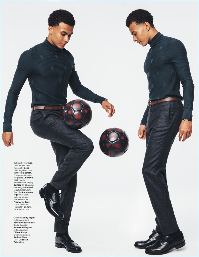 Dele Alli Steps Up His Style Game for British GQ Shoot The Fashionisto