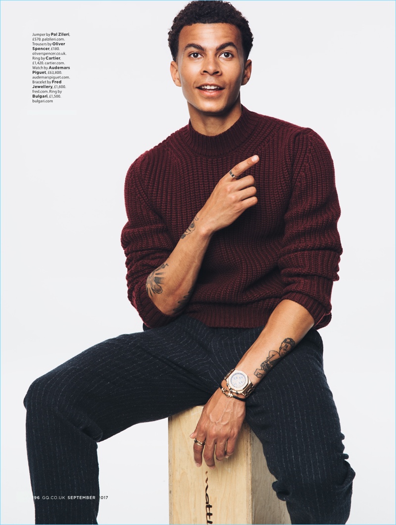 Dele Alli Steps Up His Style Game for British GQ Shoot The Fashionisto