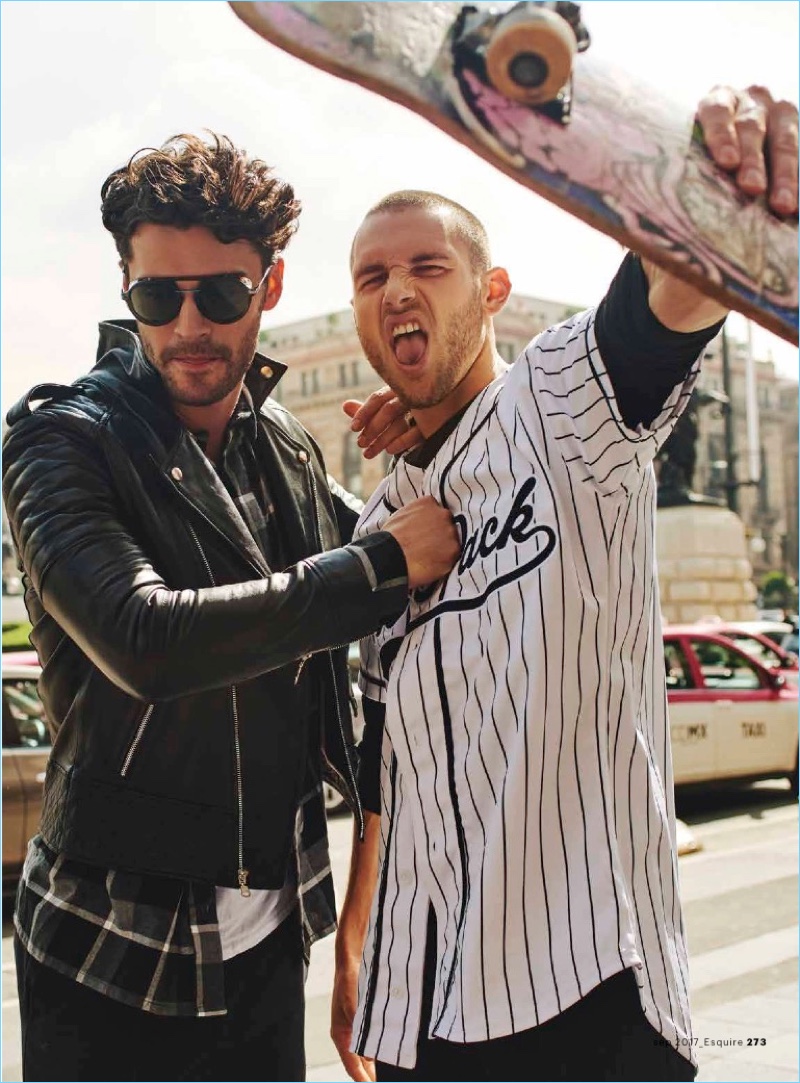 Corey Saucier & Ryan Allan Rock Street Style for Esquire Latin America