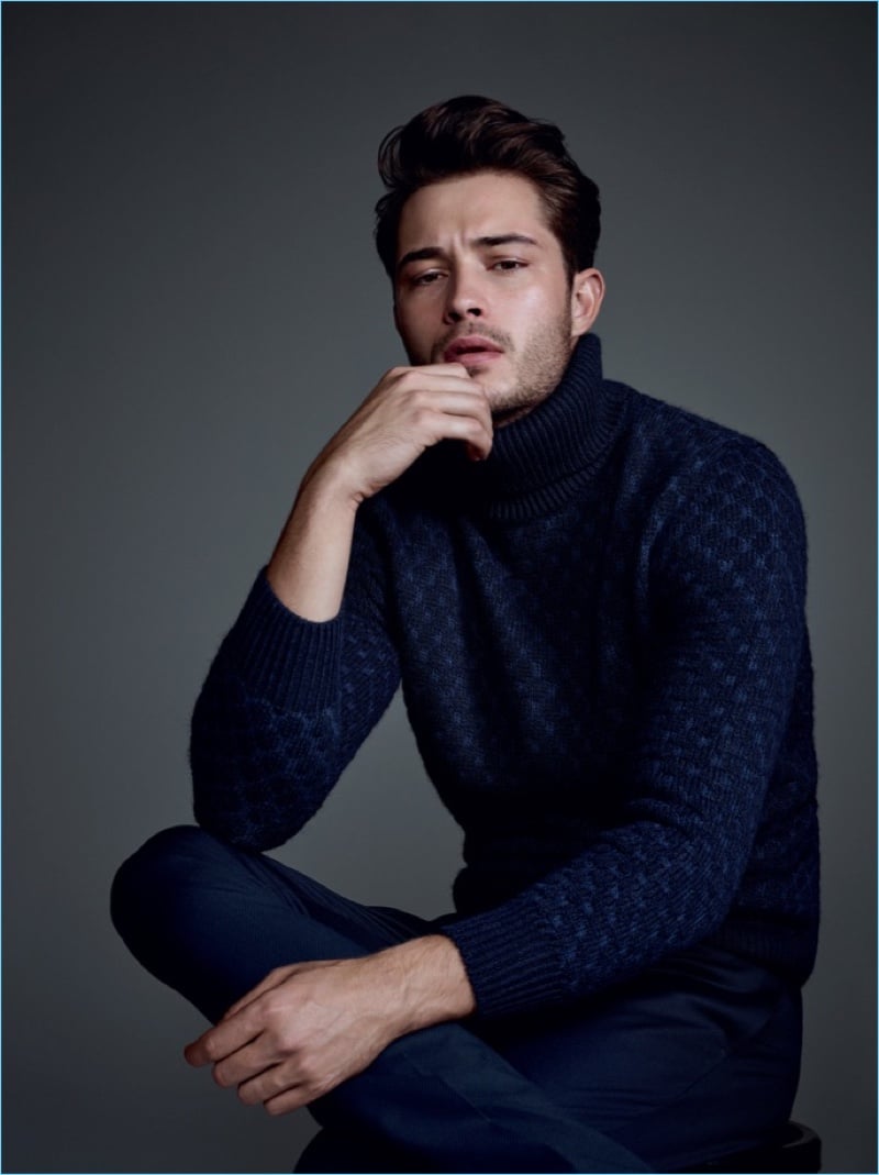 Francisco Lachowski Liu Jo Uomo Fall Winter 2017 Campaign