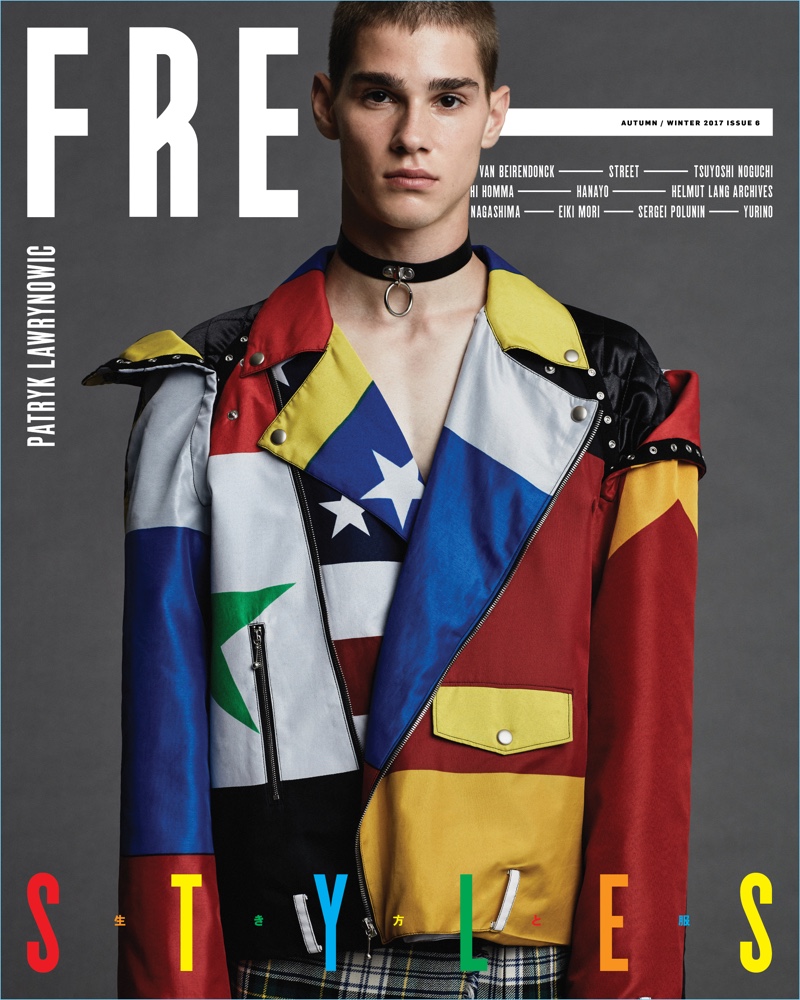 Patryk Lawrynowic covers Free magazine.