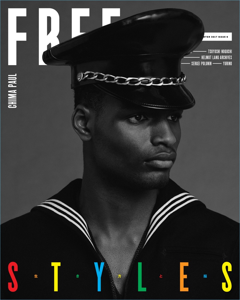 Chima Paul covers Free magazine.