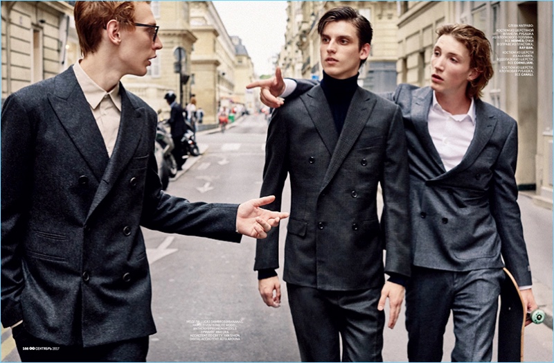 GQ Russia Takes to Paris for Fall Story – The Fashionisto