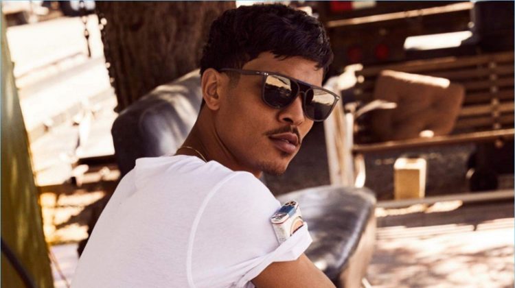 Geron McKinley Models End of Summer Style for King Magazine