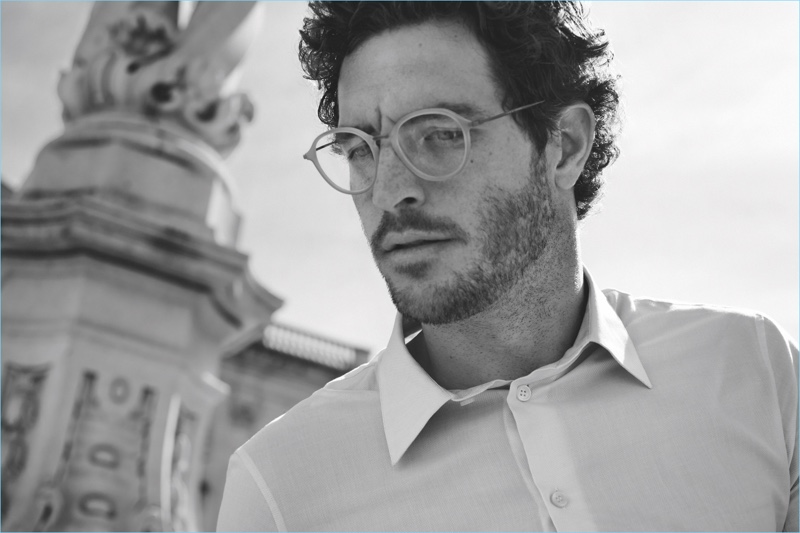 Justice Joslin stars in Giorgio Armani's Frames of Life campaign.