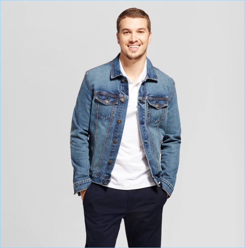 Goodfellow Co. Men's Standard Fit Denim Trucker Jacket » Target's Goodfellow & Co: Essentials to Buy Now Goodfellow Co. Men's Standard Fit Denim Trucker Jacket