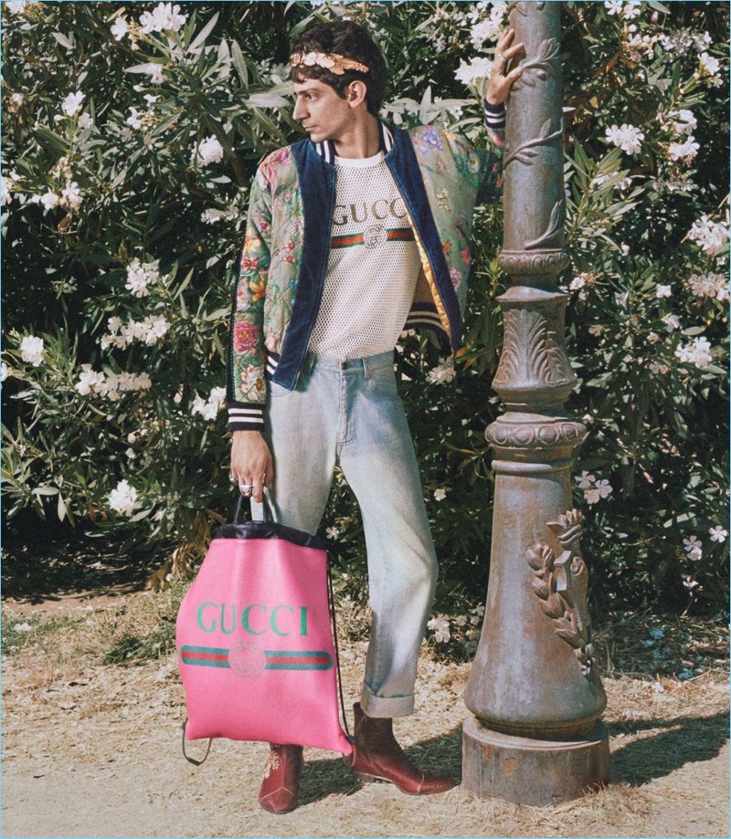 Gabriele Lepera appears in Gucci's cruise 2018 campaign. » Roman Rhapsody: Gucci Enlists Eclectic Cast for Cruise '18 Campaign Gabriele Lepera appears in Gucci's cruise 2018 campaign.