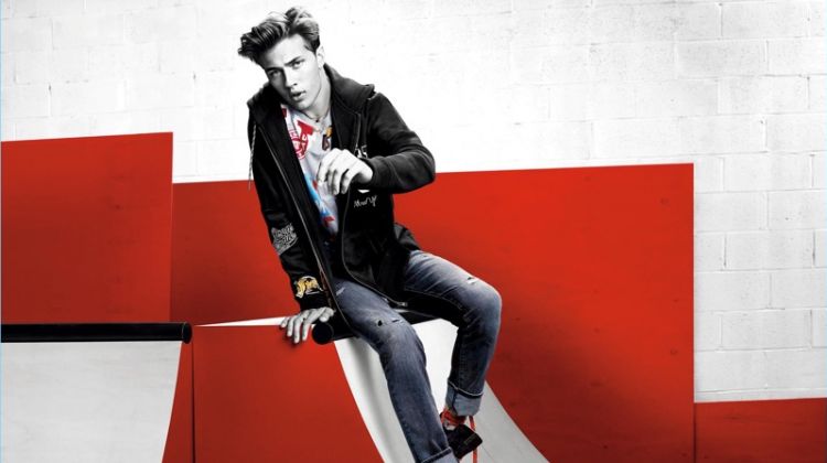 Rock Steady: Lucky Blue Smith Stars in Hilfiger Denim Fall ’17 Campaign