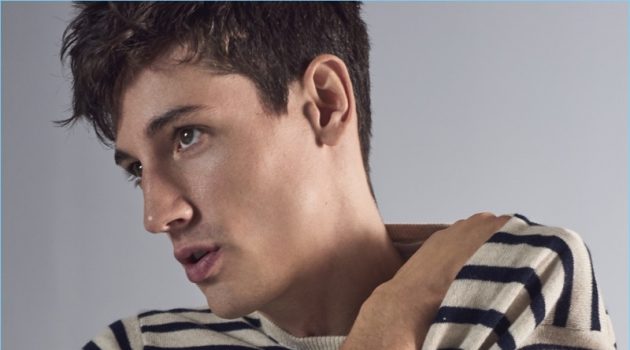 J.Crew Cheat Sheet: Fall Essentials to Wear Now Stripes for Cold Weather: Nicolas Ripoll rocks a J.Crew cashmere stripe sweater $118.