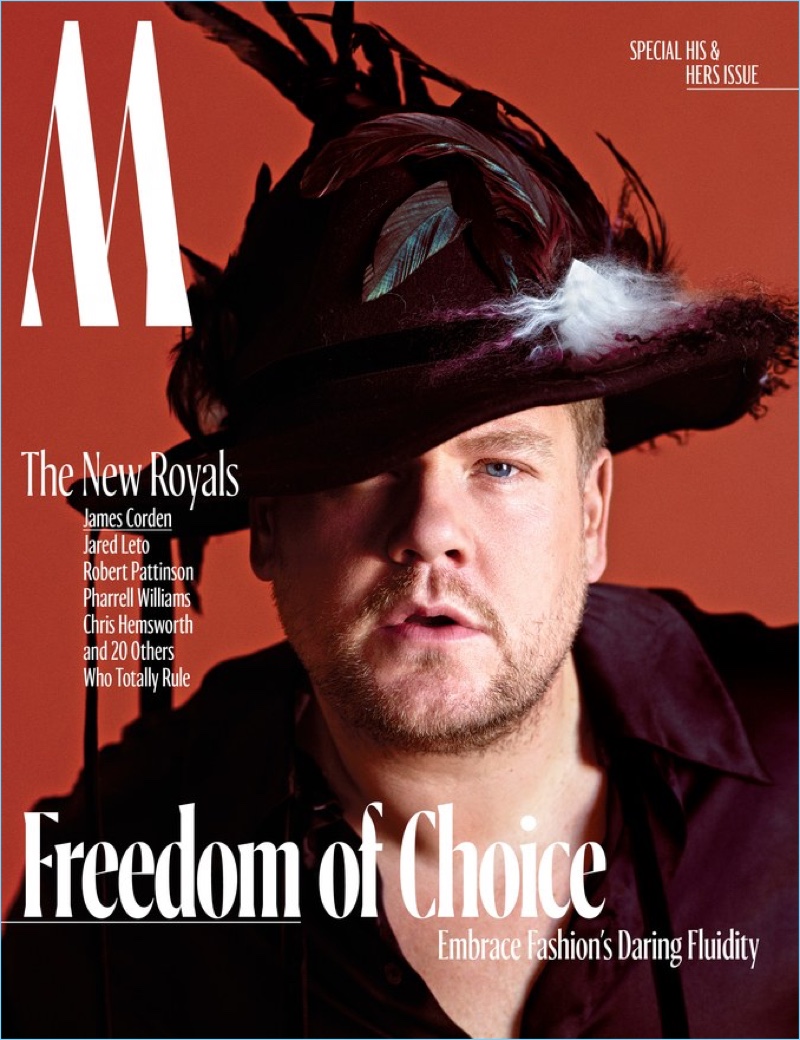 James Corden covers the October 2017 issue of W magazine.