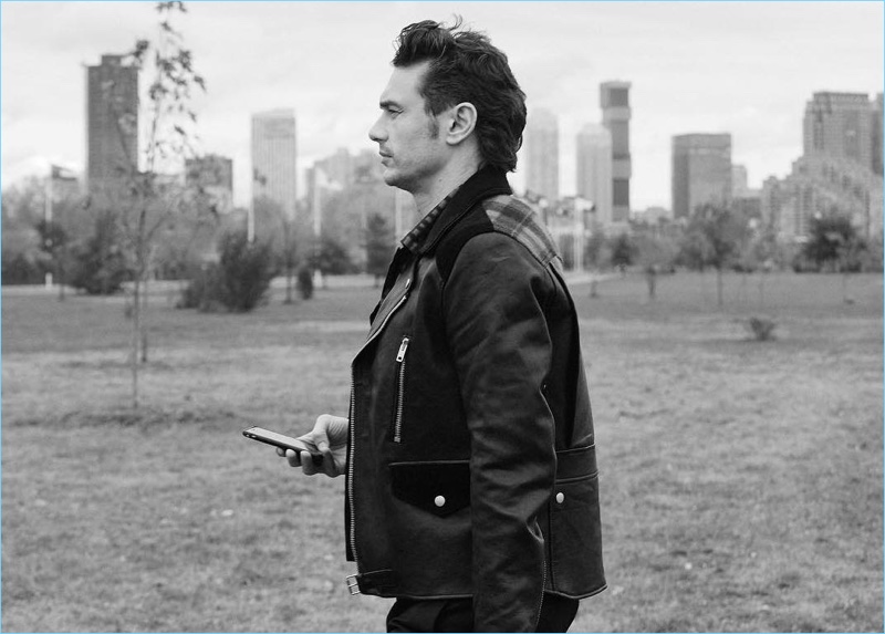 Behind the Scenes: James Franco shoots his Coach fragrance campaign.