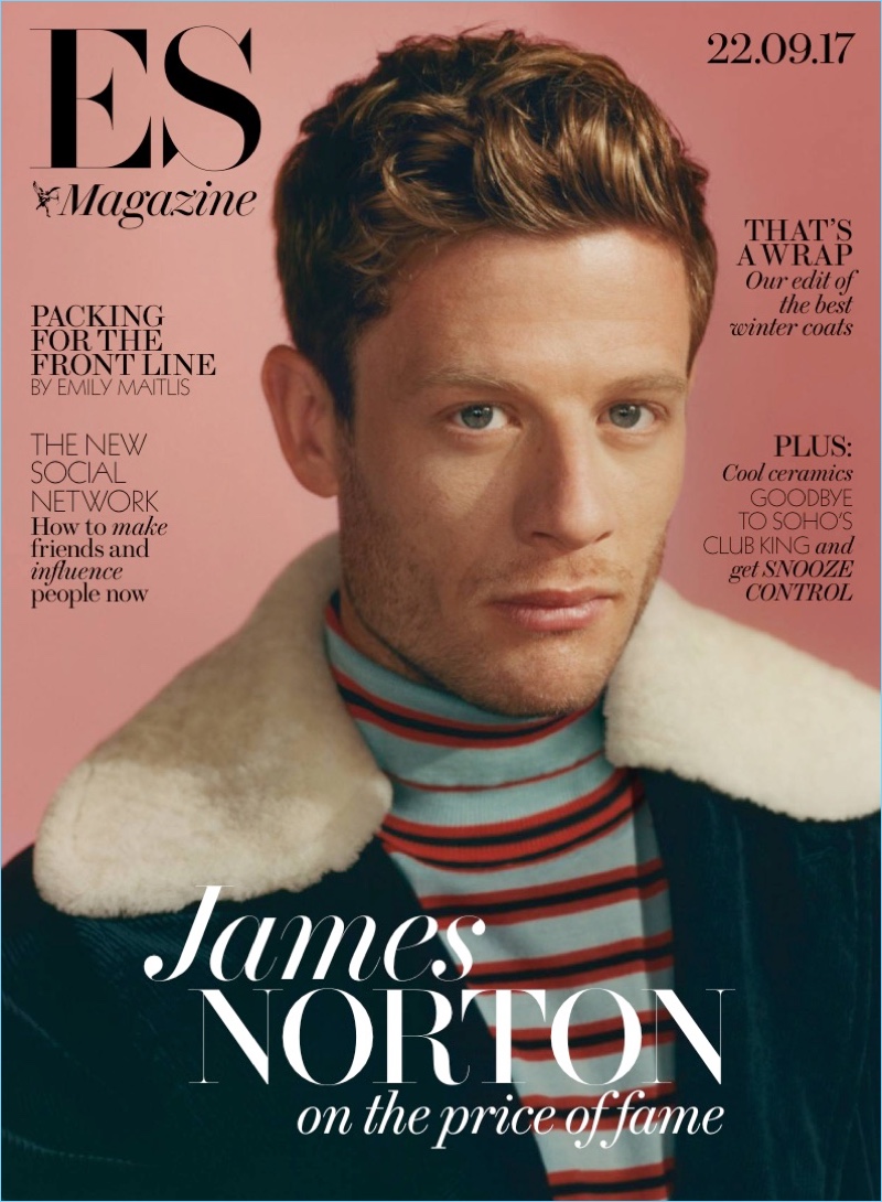 James Norton covers the latest issue of ES magazine.